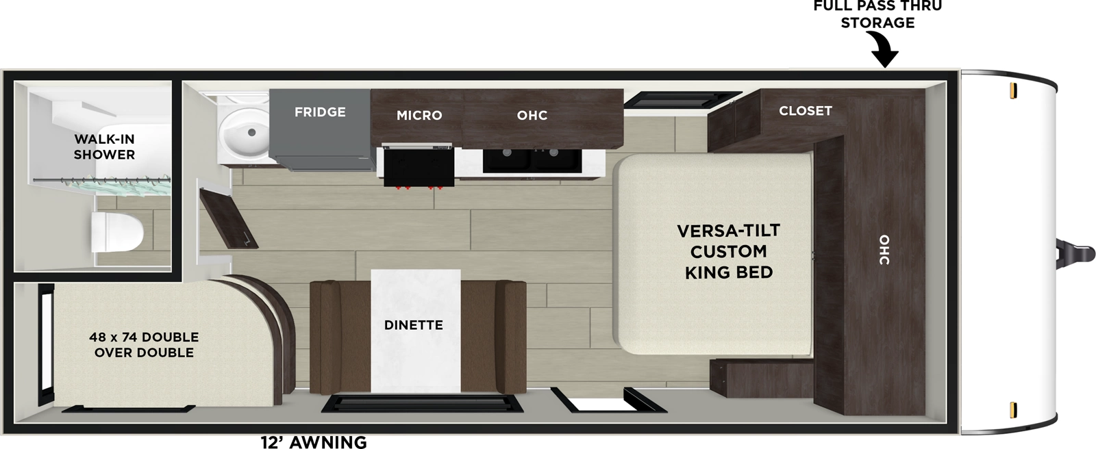 X Lite 19DBXL Floorplan